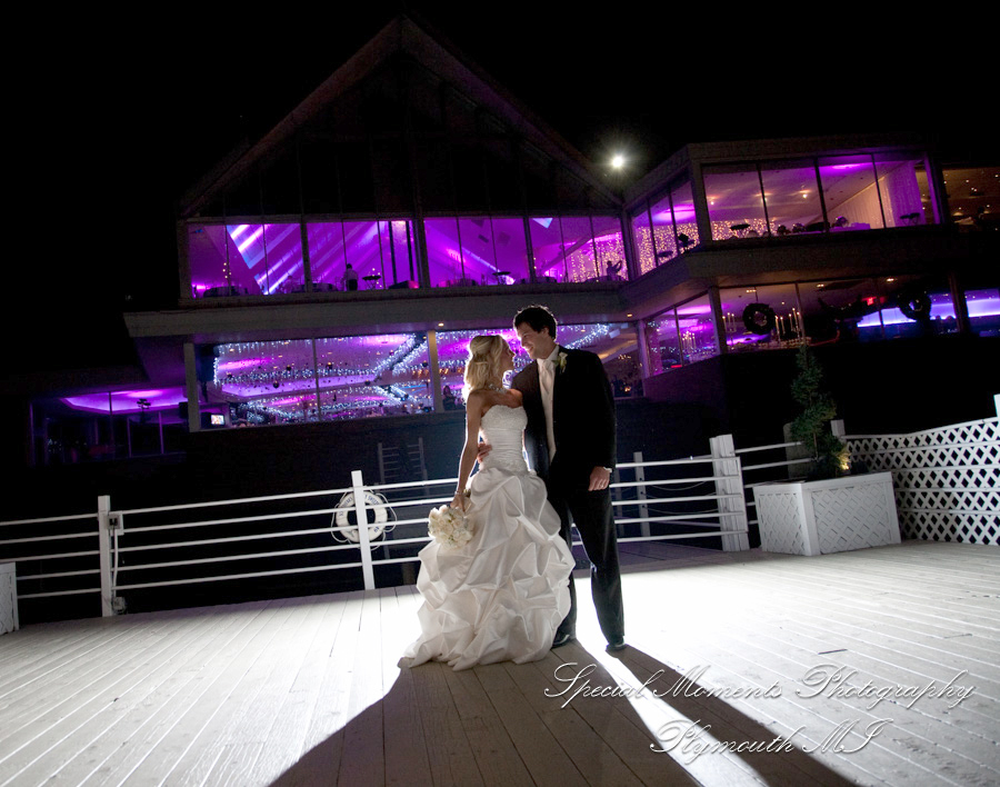 Christopher & Lisa at Roostertail Detroit MI wedding photograph