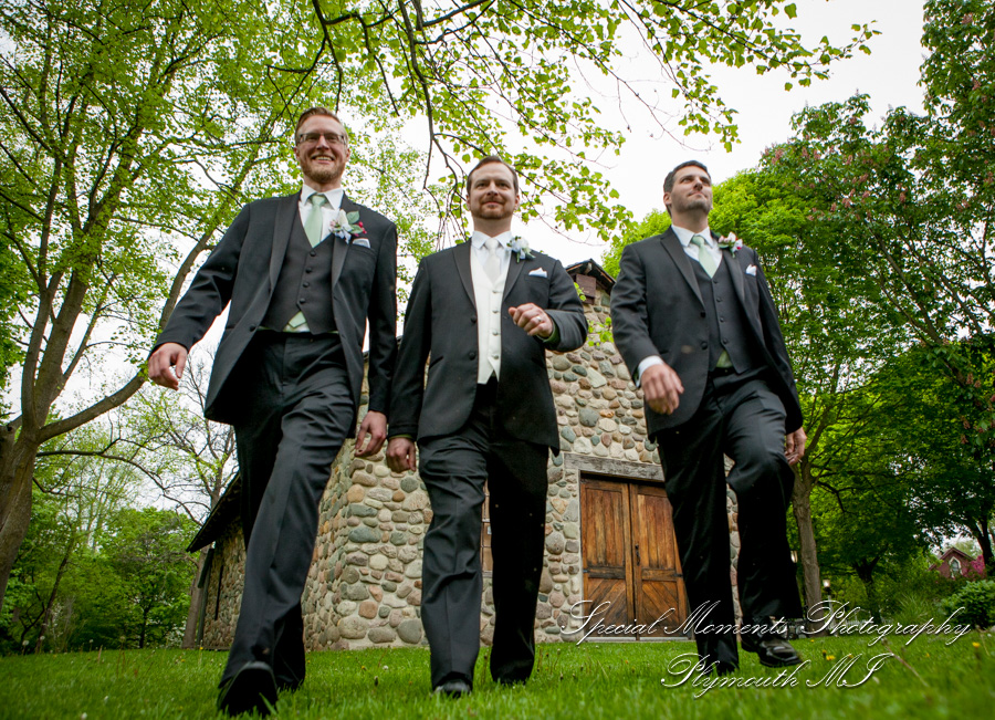 Lindsey & Matt at Mill Race Northville MI wedding photography
