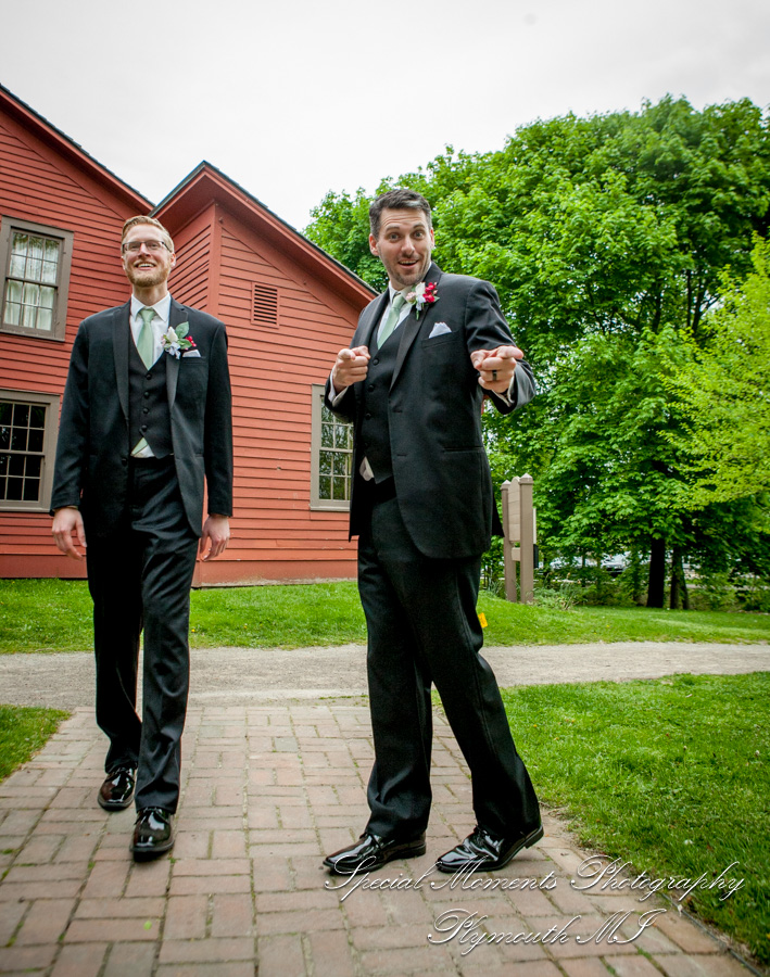 Lindsey & Matt at Mill Race Northville MI wedding photography