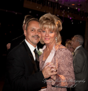 Christopher & Lisa at Roostertail Detroit MI wedding photograph