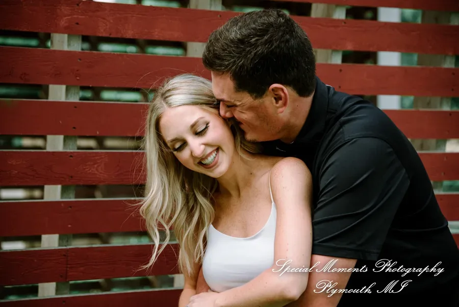 Kensington Park Milford MI engagement photograph