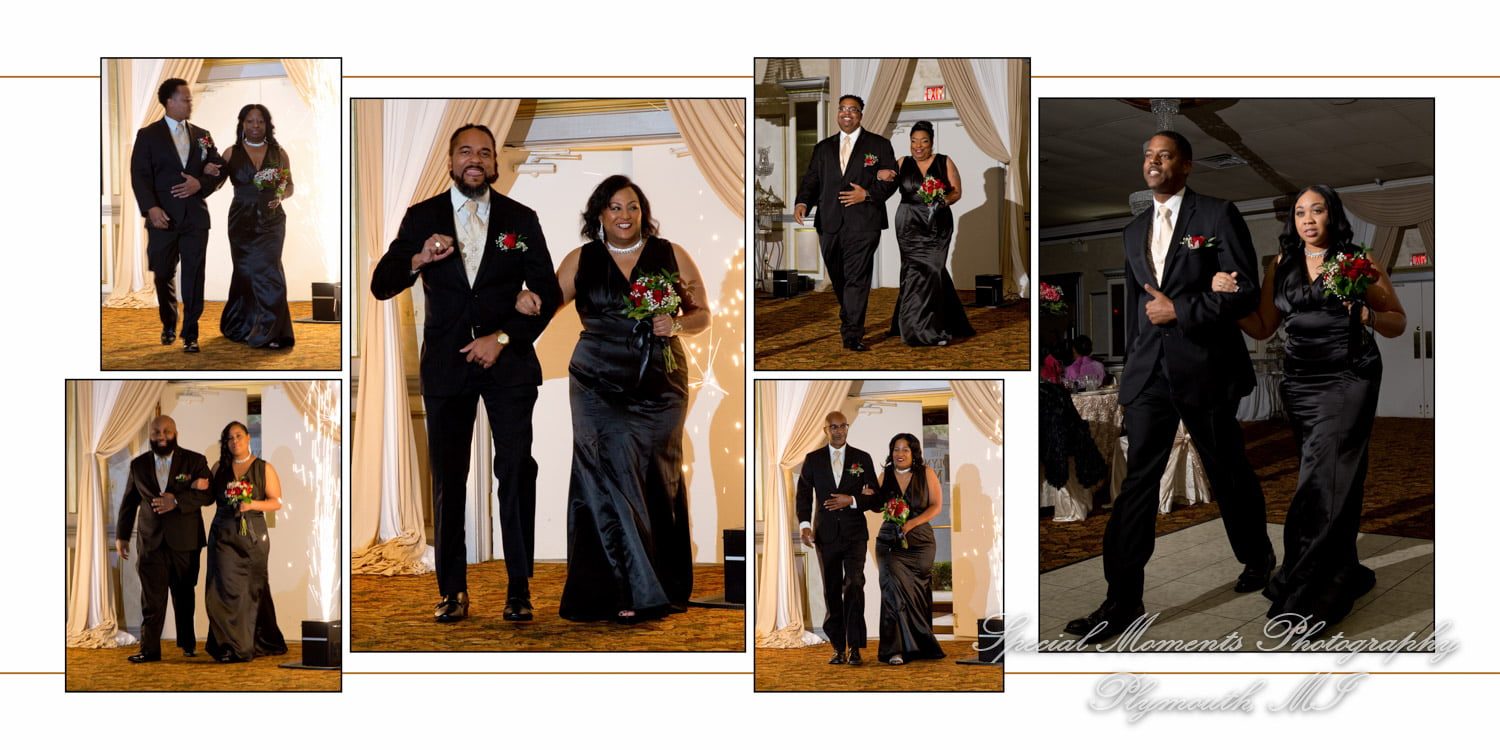 Plymouth Manor Plymouth MI wedding album photograph