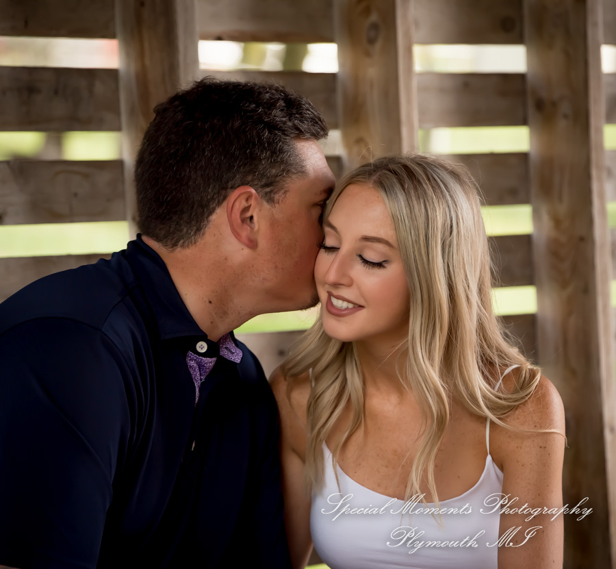 Kensington Milford MI engagement photograph