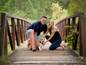 Lindsey & Mike at Kensington Park Milford MI engagement photography