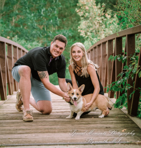 Lindsey & Mike at Kensington Park Milford MI engagement photography
