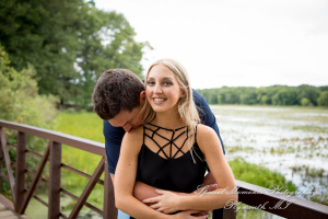 Lindsey & Mike at Kensington Park Milford MI engagement photography