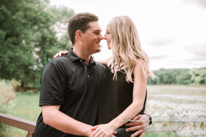 Lindsey & Mike at Kensington Park Milford MI engagement photography