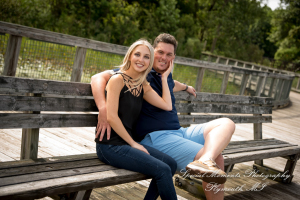 Lindsey & Mike at Kensington Park Milford MI engagement photography