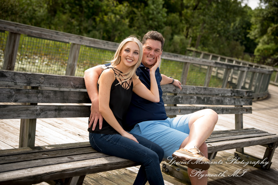 Lindsey & Mike at Kensington Park Milford MI engagement photography