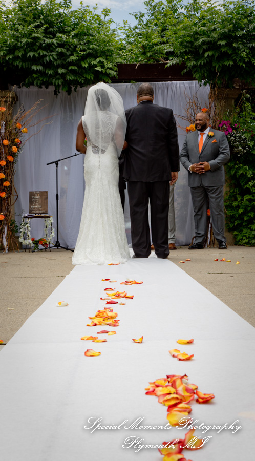 Angenette & Leroy at MSU Horticulture Garden East Lansing MI wedding photography