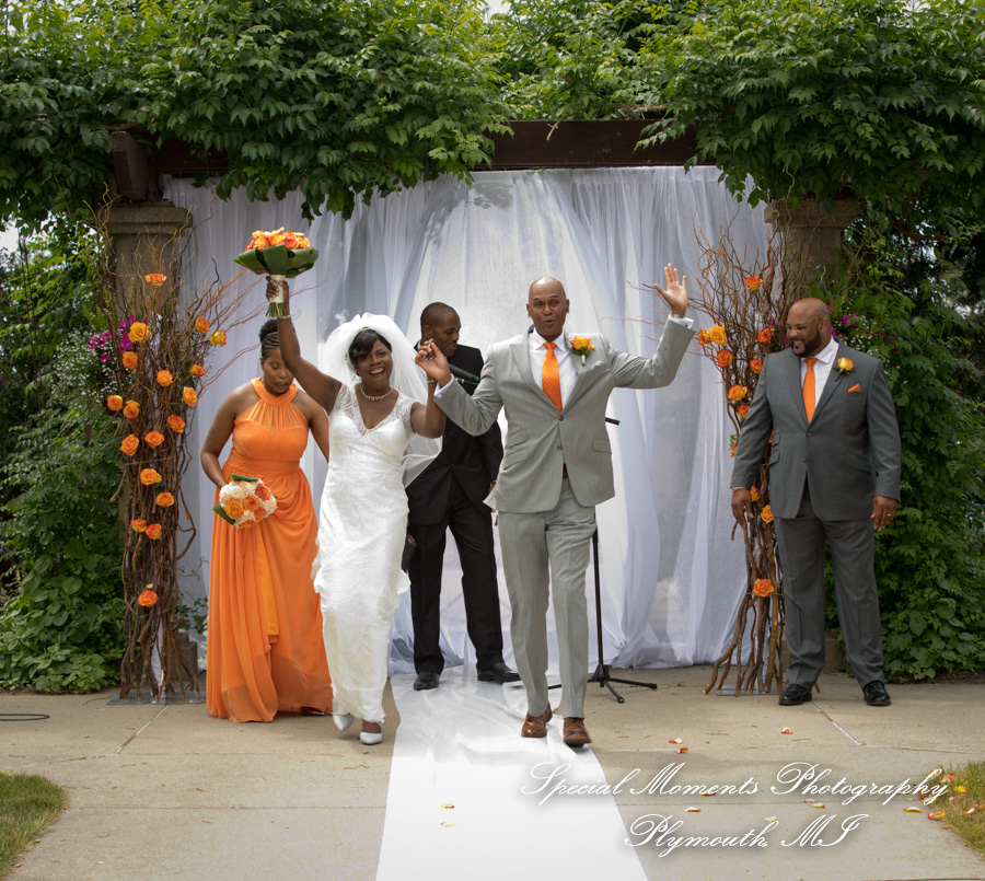 Angenette & Leroy at MSU Horticulture Garden East Lansing MI wedding photography