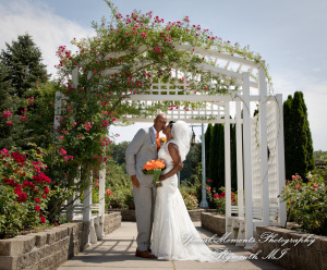 Angenette & Leroy at MSU Horticulture Garden East Lansing MI wedding photography