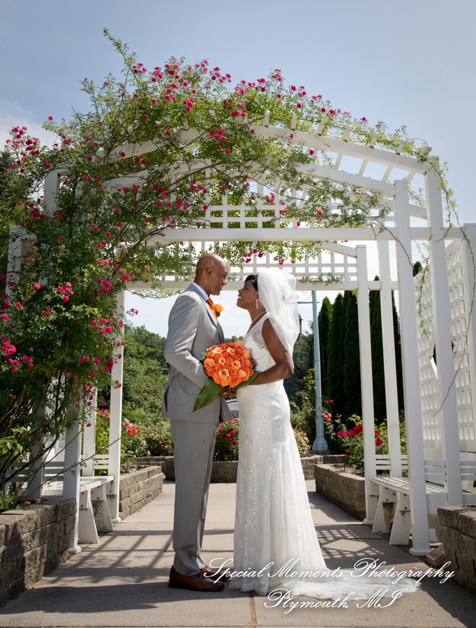 Angenette & Leroy at MSU Horticulture Garden East Lansing MI wedding photography