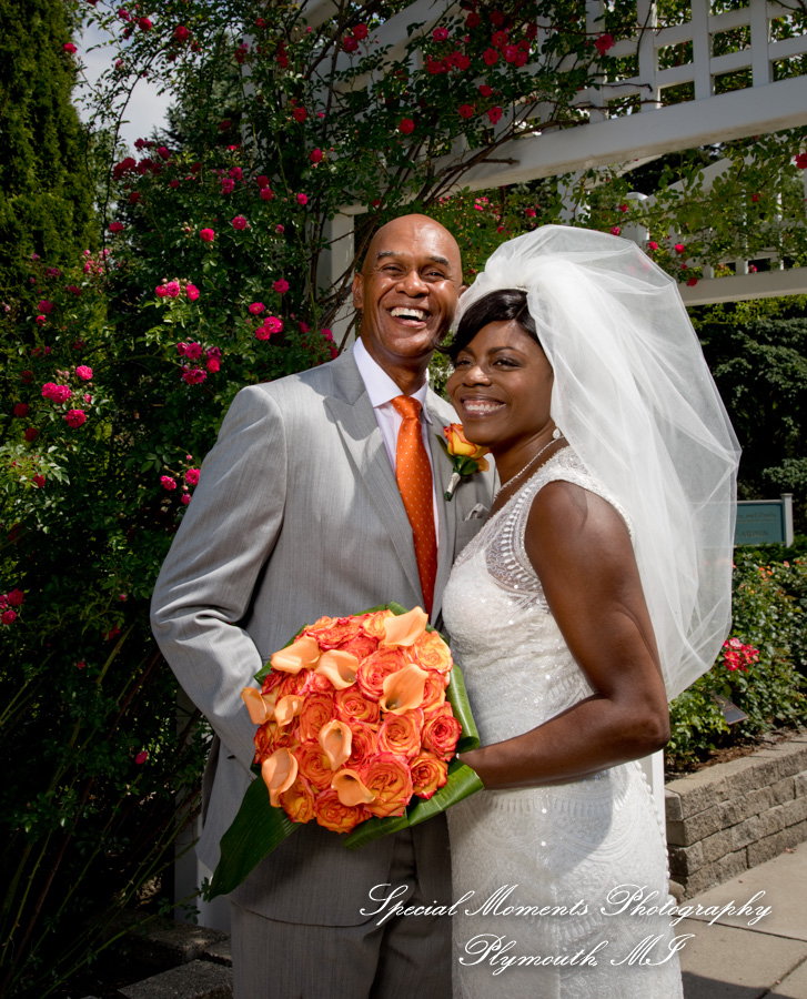 Angenette & Leroy at MSU Horticulture Garden East Lansing MI wedding photography