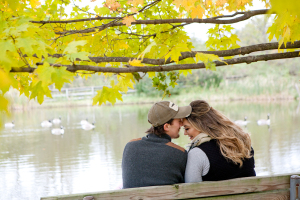 Valerie & Tanner at Heritage Park Farmington Hills MI engagement photography