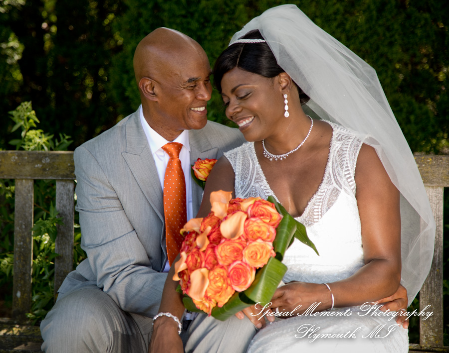 Angenette & Leroy at MSU Horticulture Garden East Lansing MI wedding photography