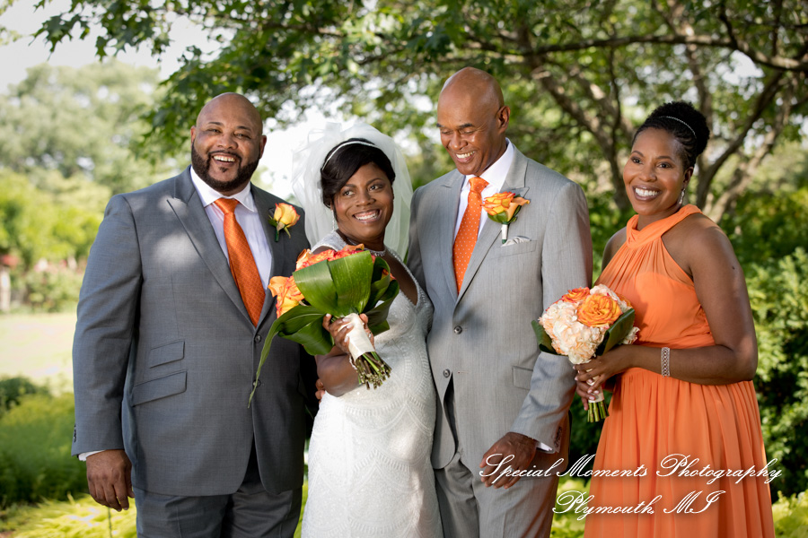 Angenette & Leroy at MSU Horticulture Garden East Lansing MI wedding photography
