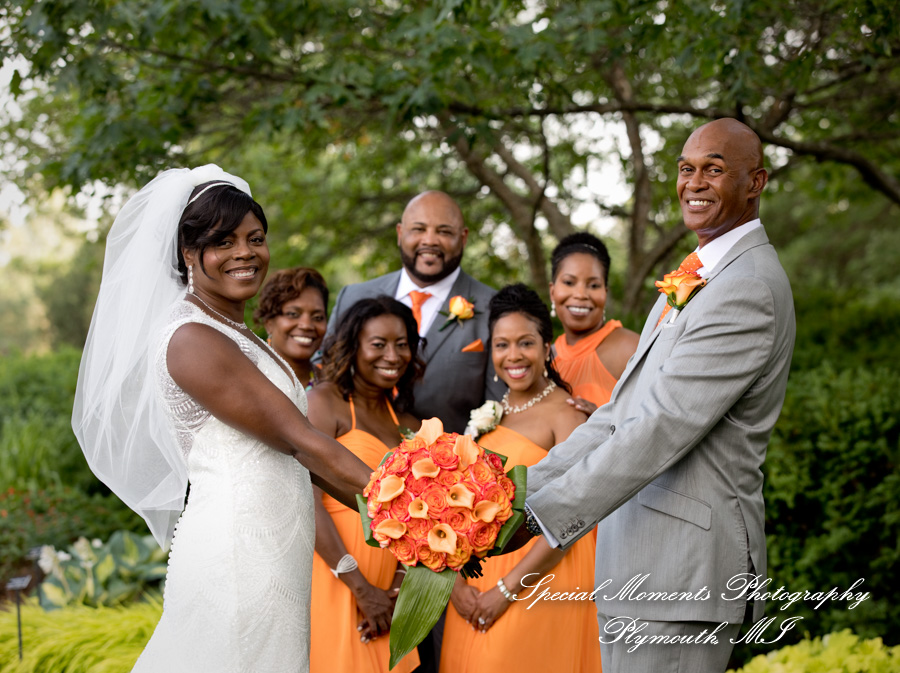 Angenette & Leroy at MSU Horticulture Garden East Lansing MI wedding photography