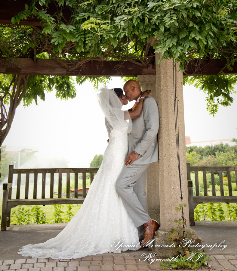 Angenette & Leroy at MSU Horticulture Garden East Lansing MI wedding photography