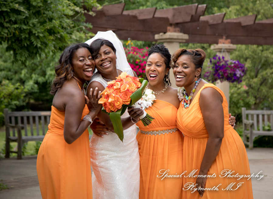 Angenette & Leroy at MSU Horticulture Garden East Lansing MI wedding photography