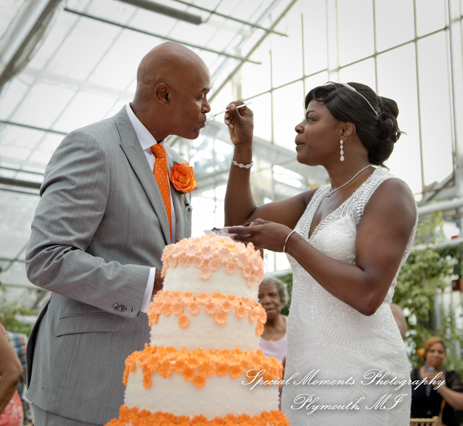 Angenette & Leroy at MSU Horticulture Garden East Lansing MI wedding photography