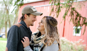 Valerie & Tanner at Heritage Park Farmington Hills MI engagement photography