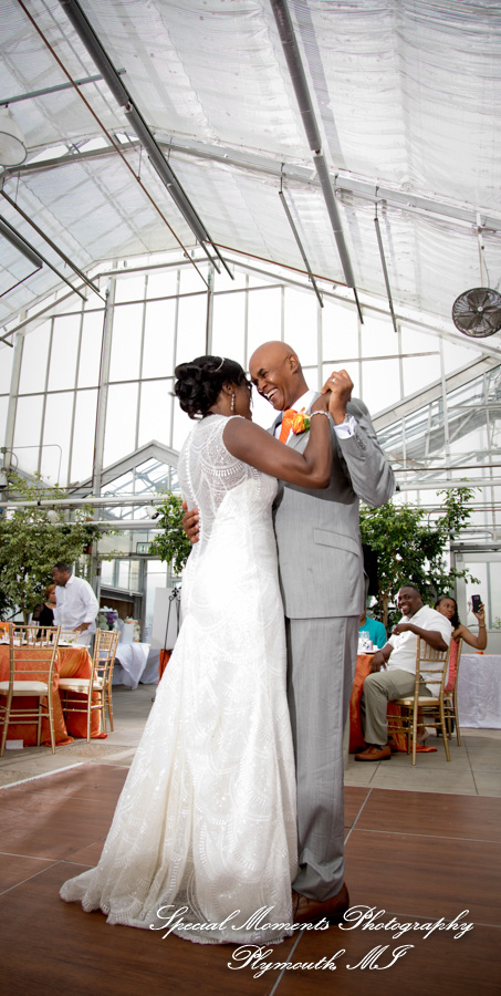 Angenette & Leroy at MSU Horticulture Garden East Lansing MI wedding photography