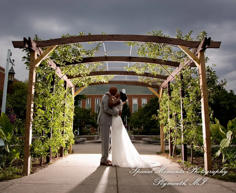 MSU Horticulture Garden East Lansing MI wedding photograph