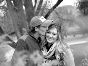 Valerie & Tanner at Heritage Park Farmington Hills MI engagement photography