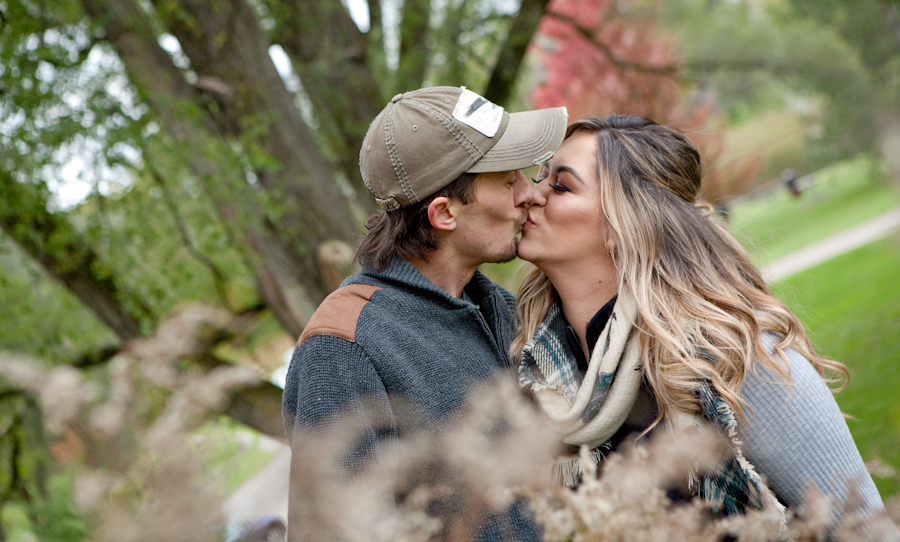 Valerie & Tanner at Heritage Park Farmington Hills MI engagement photography
