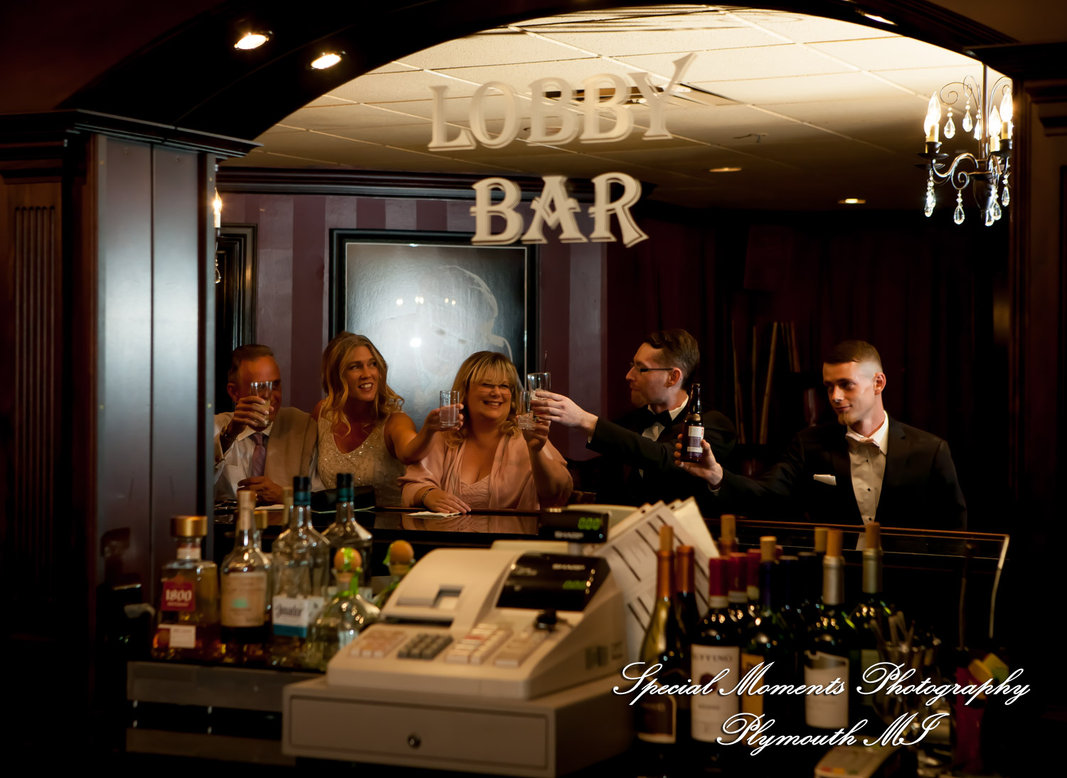 Stephanie & Tristan at Crystal Gardens Howell MI wedding photography