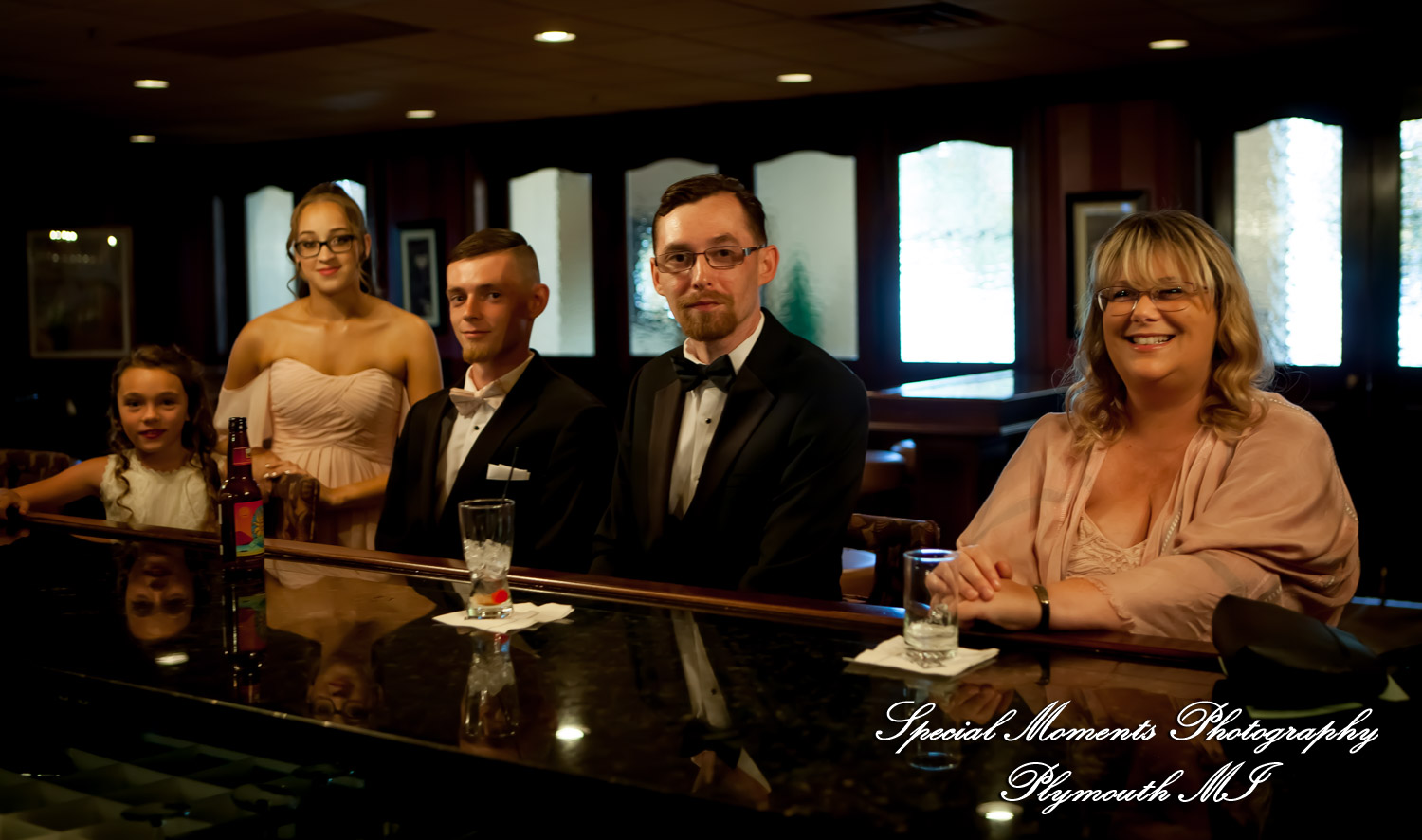 Stephanie & Tristan at Crystal Gardens Howell MI wedding photography