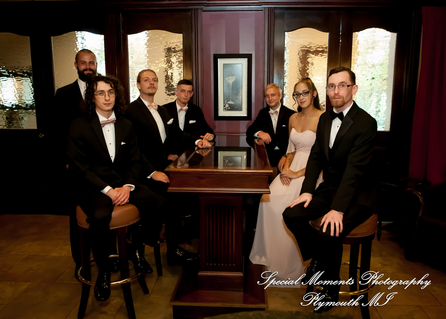 Stephanie & Tristan at Crystal Gardens Howell MI wedding photography