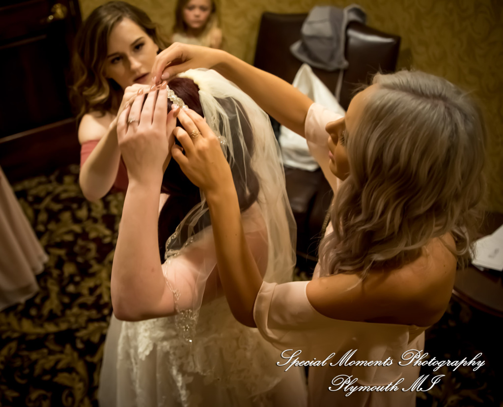 Stephanie & Tristan at Crystal Gardens Howell MI wedding photography