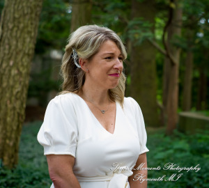 Jaclyne & Rob at Cranbrook House & Gardens Bloomfield Hills MI wedding photograph