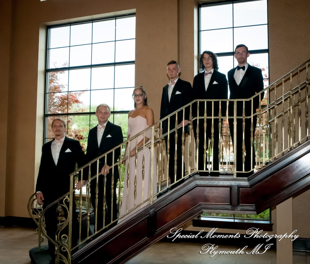 Stephanie & Tristan at Crystal Gardens Howell MI wedding photography