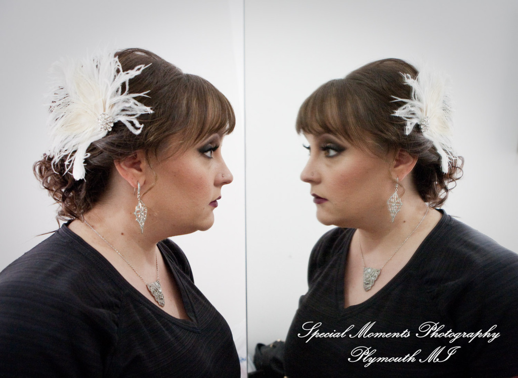 Rebecka & Clinton at a Bed & Breakfast Detroit MI wedding photograph