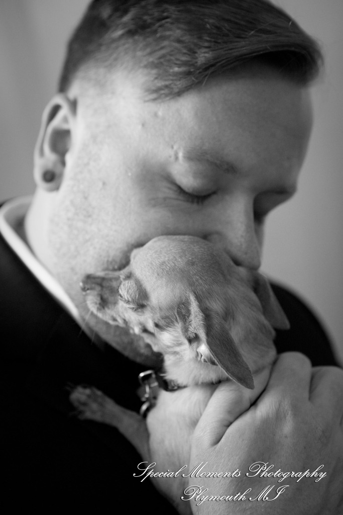 Rebecka & Clinton at a Bed & Breakfast Detroit MI wedding photograph