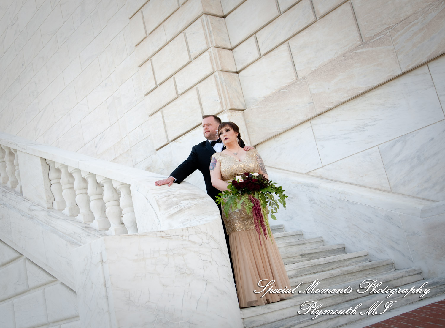 Rebecka & Clinton at DIA Detroit MI wedding photography