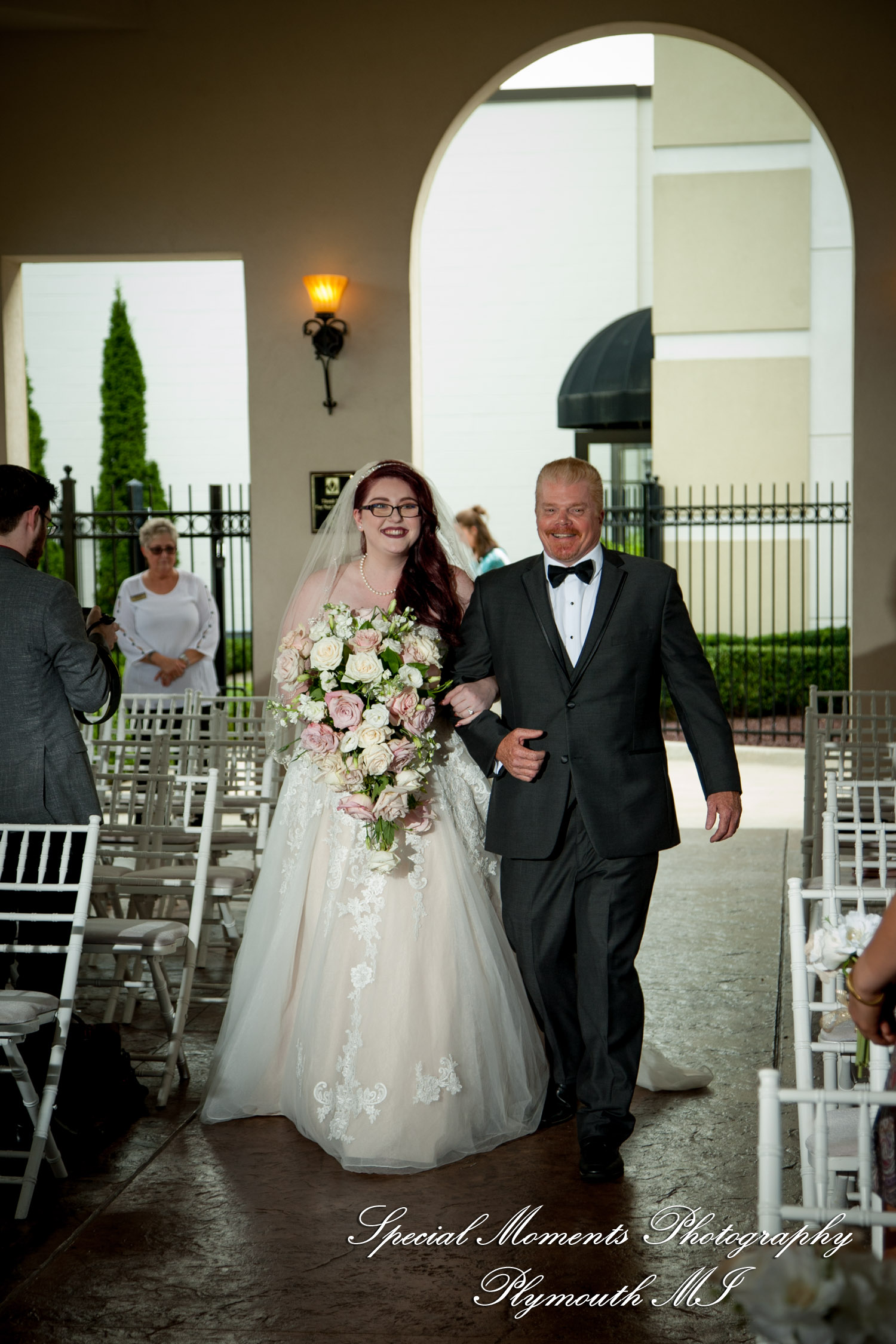 Stephanie & Tristan at Crystal Gardens Howell MI wedding photography