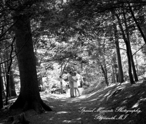 Jaclyne & Rob at Cranbrook House & Gardens Bloomfield Hills MI wedding photograph