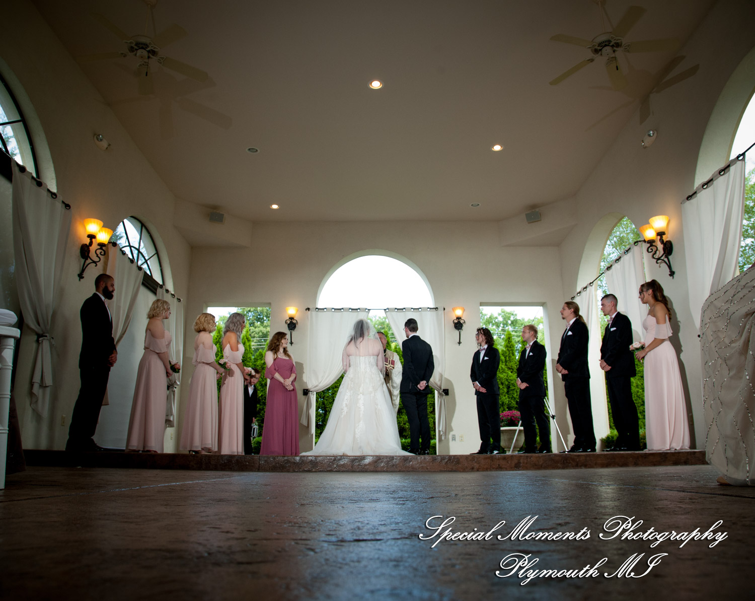 Stephanie & Tristan at Crystal Gardens Howell MI wedding photography