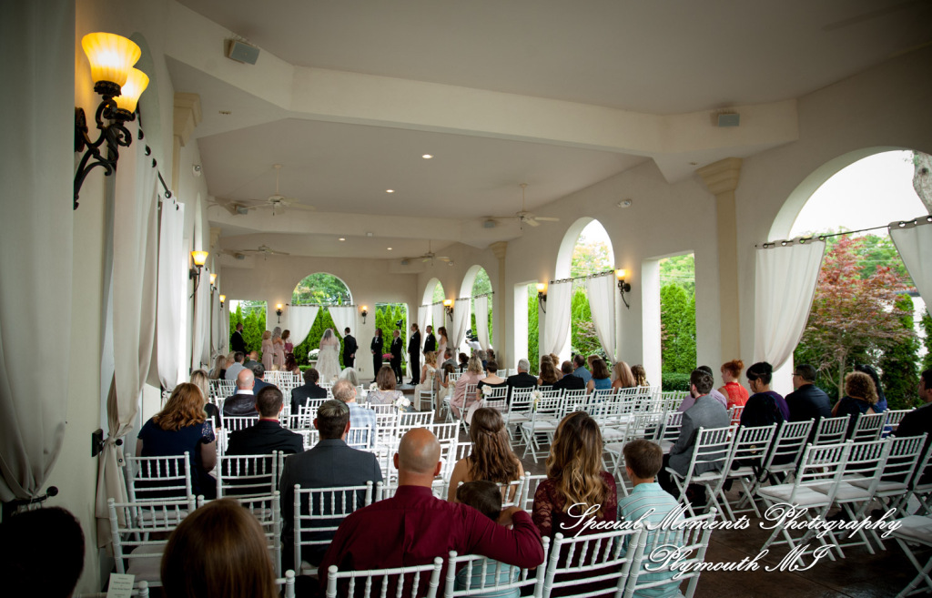 Stephanie & Tristan at Crystal Gardens Howell MI wedding photography