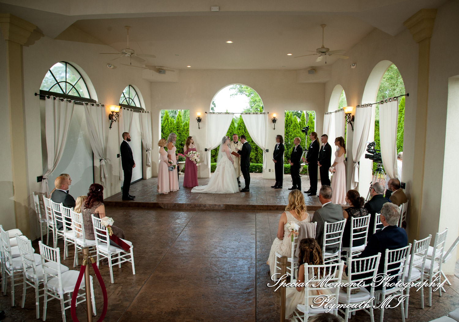 Stephanie & Tristan at Crystal Gardens Howell MI wedding photography