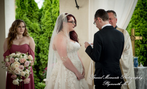 Stephanie & Tristan at Crystal Gardens Howell MI wedding photography
