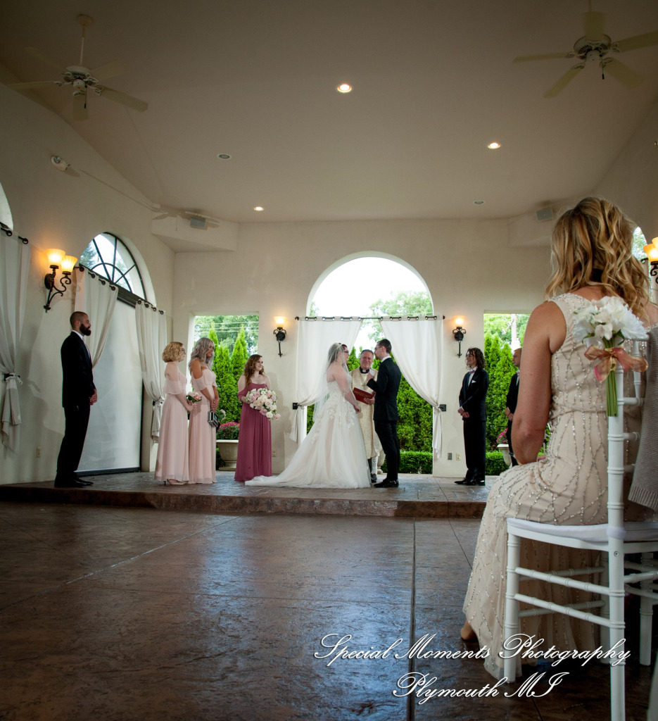 Stephanie & Tristan at Crystal Gardens Howell MI wedding photography