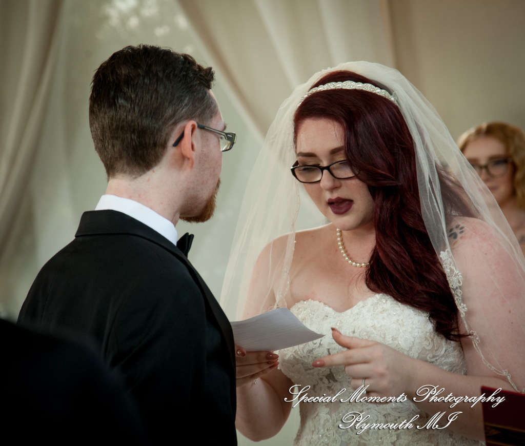 Stephanie & Tristan at Crystal Gardens Howell MI wedding photography