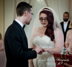 Stephanie & Tristan at Crystal Gardens Howell MI wedding photography