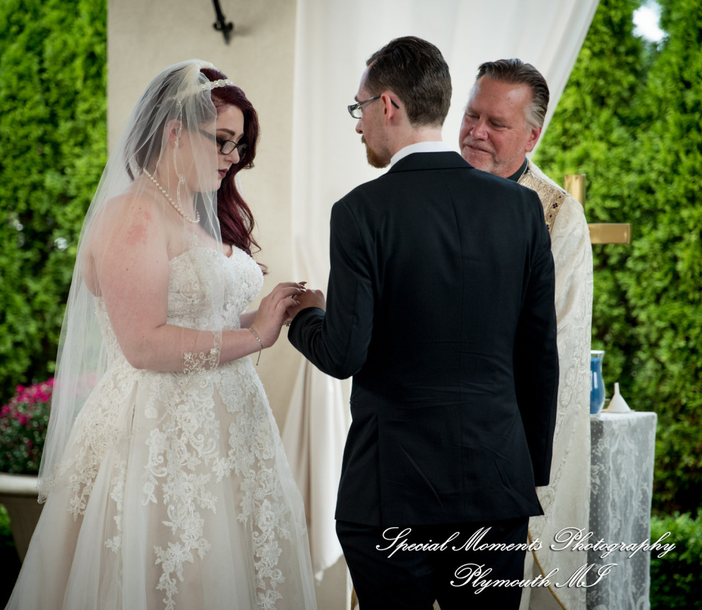 Stephanie & Tristan at Crystal Gardens Howell MI wedding photography