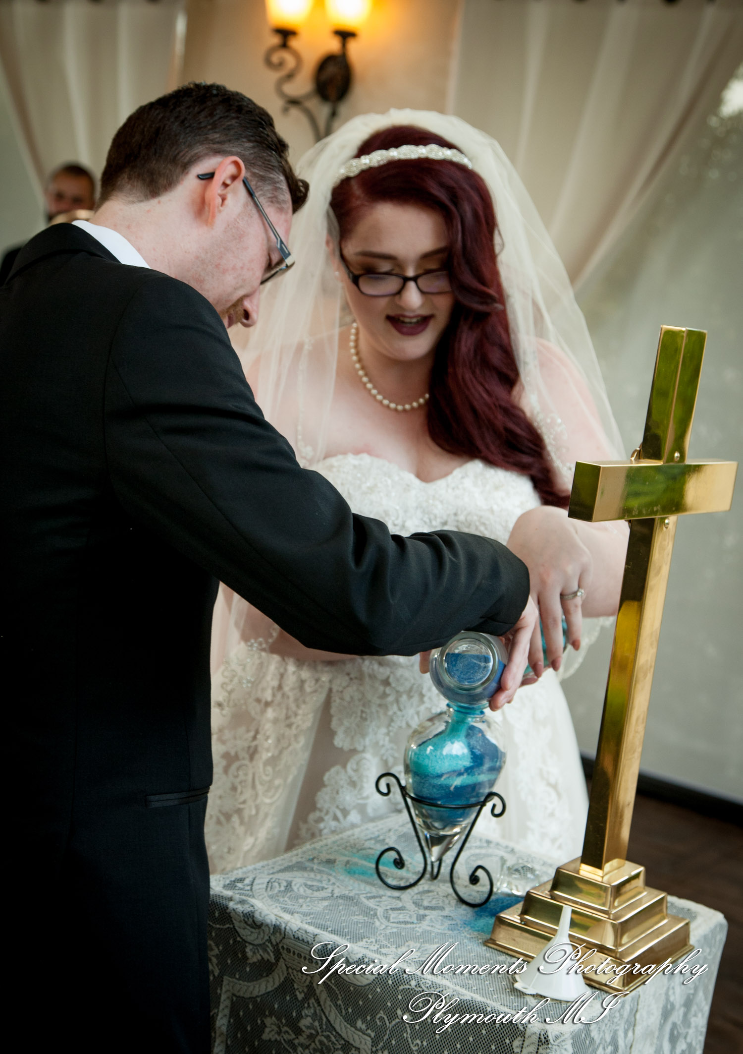 Stephanie & Tristan at Crystal Gardens Howell MI wedding photography